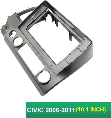 10.1 بوصة سيارة DVD الإطار الصوت داش تريم أطقم Facia Panel Radio Player Screen 2 Din متوافق مع HONDA CIVIC 2006-2011 Left Stereo (LHD إطار فقط) in Kuwait