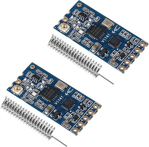 2 قطعة HC-12 433 ميجا هرتز SI4463/SI4438 وحدة المنفذ التسلسلي اللاسلكي 1000 متر استبدال بلوتوث بهوائي in Saudi Arabia