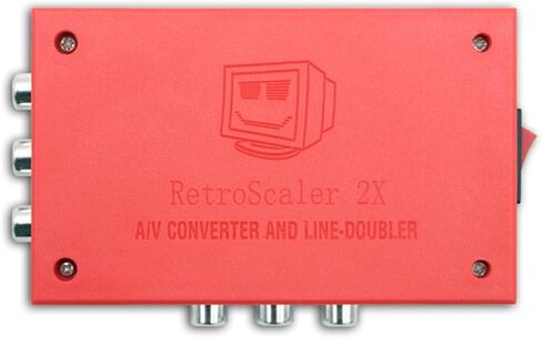 محول RetroScaler2x AV/SV/YPBPR إلى HDMI - يدعم مضاعفة الخط، وأوضاع التصفية والتمرير، ومحول ألعاب الفيديو بدون تأخير، لـ PS2/N64/Dreamcast/Saturn/MD/NGC/SFC والمزيد in Kuwait