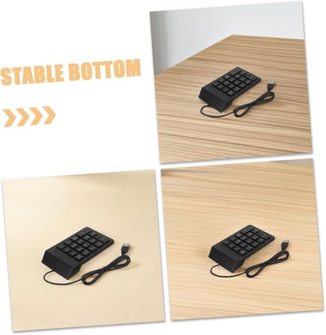 TEHAUX 2pcs USB Numeric Keypad 18-Key External Number Pad for Laptop PC Desktop, Portable Mini USB Keypad Numpad for Financial Accounting and Data Entry in Saudi Arabia