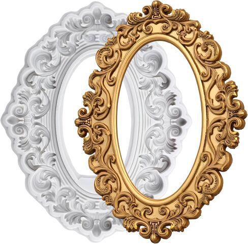 إطارات الصور قالب سيليكون إطار الصورة قوالب طين بوليمر قالب إطار عتيق DIY بها بنفسك الحرف اليدوية راتنجات الايبوكسي صب الهواء الجاف الطين الجص صنع المجوهرات in Kuwait
