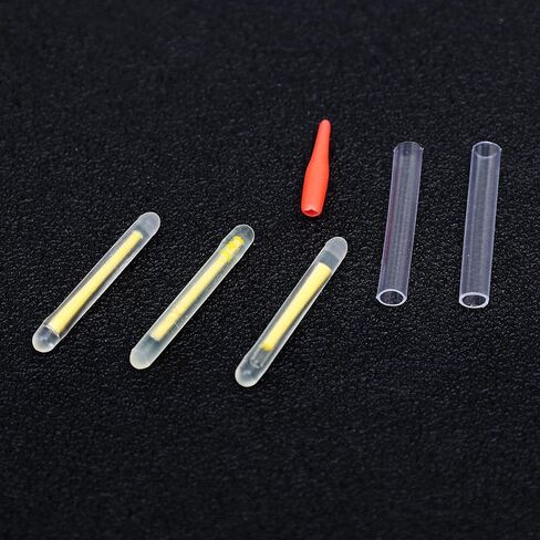 10PCS Luminous Fishing Float Glow Stick Fishing Rod Light Practical Night Fishes Artifact Glow Rods Fish Tackle in Saudi Arabia
