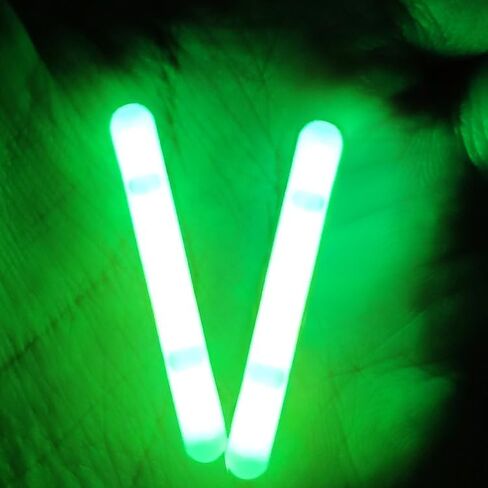 10PCS Luminous Fishing Float Glow Stick Fishing Rod Light Practical Night Fishes Artifact Glow Rods Fish Tackle in Saudi Arabia