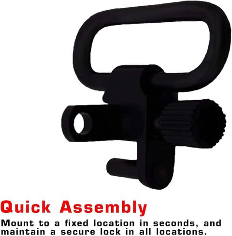 Parts Express Hunting Rifle or Shotgun Sling Attachments, Black (Black, 1 Inch) in Saudi Arabia