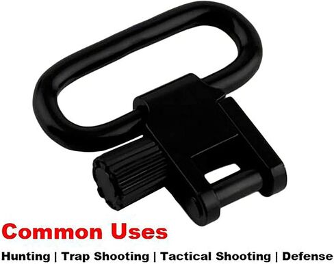 Parts Express Hunting Rifle or Shotgun Sling Attachments, Black (Black, 1 Inch) in Saudi Arabia