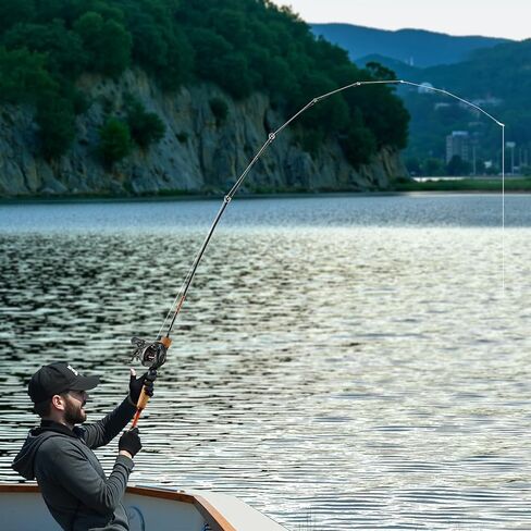 VEVOR Rod and Fishing Reel Combo, IM6/7 Carbon Fiber Spinning Rod and Reel Combo, Bass Fishing Pole with 6.5 ft Two-Piece Rods, 7+1 Ball Bearings, EVA Handle, Stainless Steel Guides with Ceramic Rings in Saudi Arabia
