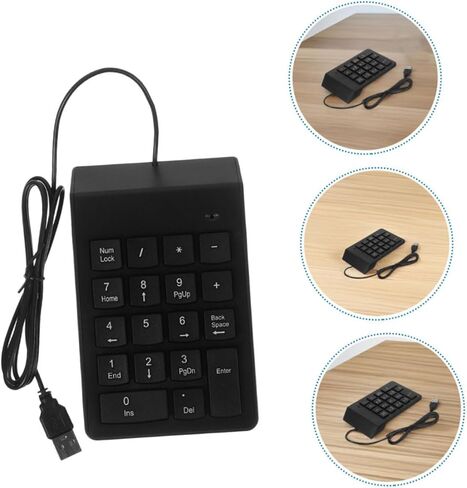 2 قطعة USB لوحة المفاتيح الرقمية 18-مفتاح لوحة الأرقام السلكية لوحة المفاتيح لأجهزة الكمبيوتر المحمول سطح المكتب الكمبيوتر محاسب الحساب المالي المحمولة لوحة المفاتيح USB in Kuwait