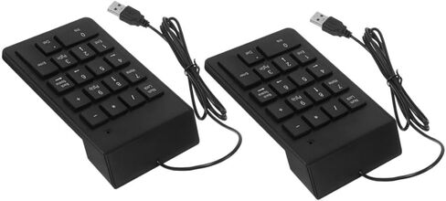 2 قطعة USB لوحة المفاتيح الرقمية 18-مفتاح لوحة مفاتيح صغيرة المحمولة السلكية لوحة الأرقام لأجهزة الكمبيوتر المحمول جهاز كمبيوتر شخصي استخدام المحاسبة المالية in Saudi Arabia