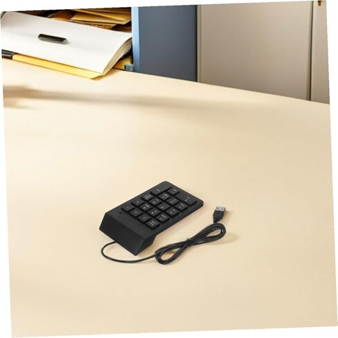 NUOBESTY 2 قطعة لوحة مفاتيح رقمية USB لوحة أرقام 18 مفتاحًا لوحة مفاتيح المحاسبة المالية لوحة مفاتيح صغيرة محمولة لأجهزة الكمبيوتر المحمول والكمبيوتر المكتبي والكمبيوتر المحمول in Kuwait