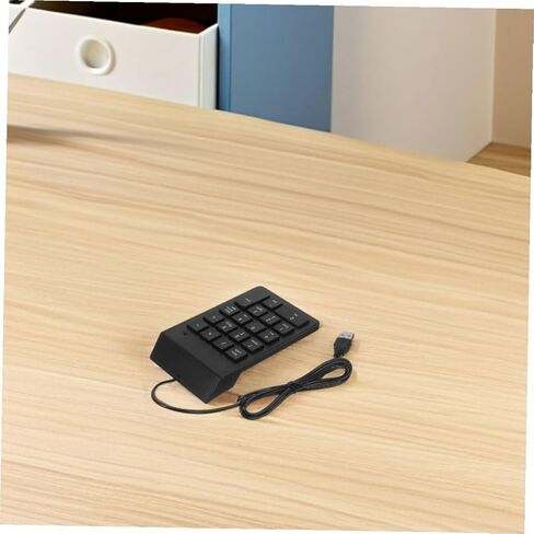 TEHAUX 2pcs USB Numeric Keypad 18-Key Silent Numpad for Financial Accounting Laptop Desktop PC Office Use in Saudi Arabia