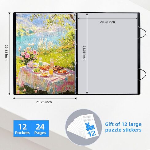 حارس تخزين الألغاز حارس المرمى لعشاق ، 20 "× 28" سعة IRoge 1000 قطعة منظمات منظم الألغاز (PTB-001 ، 20x28in) in Kuwait