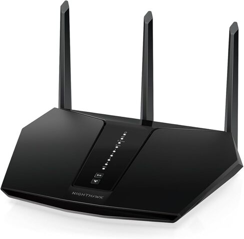 NETGEAR Nighthawk WiFi 6 Router (RAX29) - Security Features, Dual-Band Gigabit Router, AX2400 Wireless Speed (Up to 2.4 Gbps), Covers Up to 2,000 sq.ft. and 20 Devices in Saudi Arabia