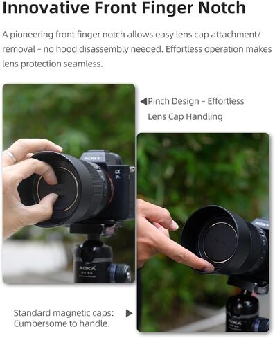 Kase Magnetic Pinch Lens Cap Plus Universal fits Wolverine, Revolution & Revolution Plus (55mm) in Saudi Arabia