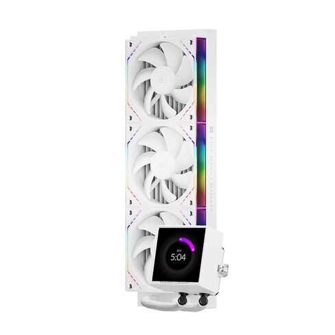 Peerless Vision 360 ARGB Black CPU Water Cooler,3 PWM Fans-Wireless Splicing,IPS LCD Screen with 480x480 Resolution,for Intel LGA1851/1700,AM4/AM5,CPU Liquid Cooler,3.95-inch Display in Saudi Arabia