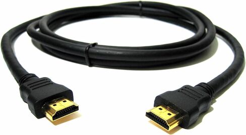 Master Cables Black HDMI Cable Lead for Sony PlayStation 4 Consoles, PS3, Xbox, Nintendo, Roku - 2m - 6.6 ft High-Speed, Gold Plated, Premium Quality Cable in Saudi Arabia