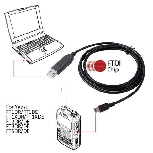 FTDI USB RS232 المسلسل إلى 11 دبوس موصل I/O صغير برمجة GPS CAT WiresX كابل لـ Yaesu FT1DR/DE FT1XDR/DE FT2DR/DE FT3DR/DE FT5DR/DE SCU-19/SCU-55 in Kuwait