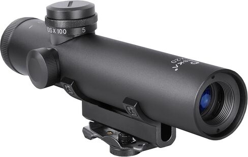 Barska 4x20 Carry Handle Rifle Scope Mil Dot Reticle with BDC Turret Peep Sight Mount Retro A2 Style in Saudi Arabia