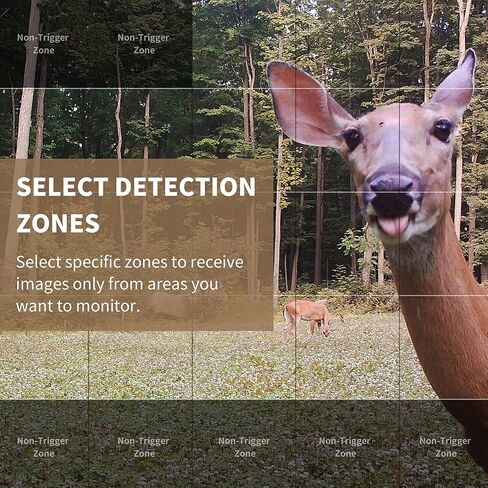 4G Cellular Trail Camera with 2.3K FHD Quality Video, 0.3s Trigger, AI Identification, IP66 Waterproof, No Glow Night Vision, for Hunting, Deer Camera in Saudi Arabia