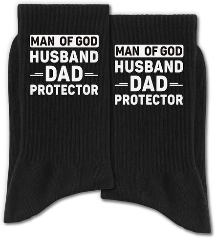 Christian Socks for Men, Biblical Crew Socks Gifts for Dad Grandpa Husband in Saudi Arabia