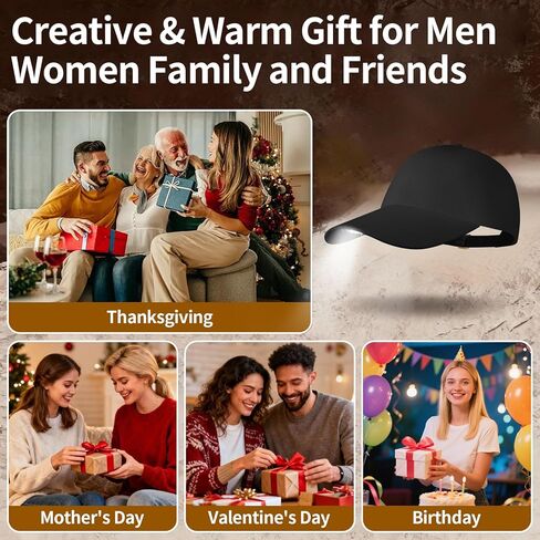 Taximi Unsex LED Baseball Cap, USB Rechargeable Baseball Cap with Light, Adjustable LED Hat Light for Fishing Jogging Camping in Saudi Arabia
