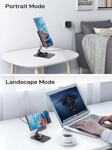 متوافق مع شاحن MagSafe، حامل شاحن مغناطيسي بقدرة 15 وات، قاعدة دوران 360 درجة قابلة للطي وشاحن لاسلكي لهاتف Samsung Galaxy S25 Ultra/Z Fold7/Flip7/iPhone 17/Pixel 10 Pro/Pixel 10 Pro Fold in Kuwait