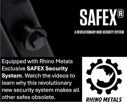 Kodiak Home Gun Safe للبنادق والمسدسات | KGX5933W من Rhino Metals مع نظام أمان SafeX الجديد | 41 بندقية طويلة و6 مسدسات | 60 دقيقة للحماية من الحرائق | لمسة نهائية بيضاء لامعة | 536 رطلا in Saudi Arabia