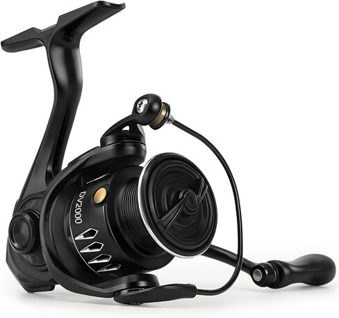 Jenseits Lightweight Spinning Fishing Reel, Sealed Carbon Fiber Up To 20 LB Max Drag, 5+1BB for Saltwater&Freshwater, 5.2:1 Gear Ratio,CNC Aluminum Spool,1000 Perfect for Ice Fishing, 2000-5000 Series in Saudi Arabia