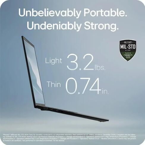 LG Gram 17 Touchscreen Laptop 2025, Copilot + PC, Intel Core Ultra 7 258V(Up to 4.8GHz), 17" QHD+ 2.5K Touch Display, 32 GB LPDDR5X, 2 TB SSD, Backlit Keyboard, Wi-Fi 7, Windows 11 Pro, Accessories in Saudi Arabia