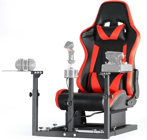 Anman G920 Racing Flight Simulator قمرة القيادة مع مقعد عجلة القيادة للألعاب يناسب Logitech G29 G923، Thrustmaster T300RS T150S TX، Fanatec، PC، PS4 بدون عجلة، دواسة، فرامل اليد in Saudi Arabia