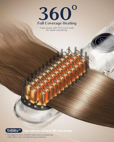 Fanttik B10 Pro Max Electric Air Duster & Fanttik Solo I10 APEX Portable Hair Straightener Brush in Saudi Arabia