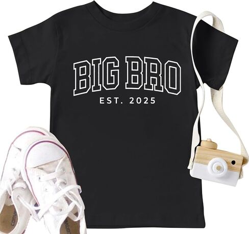 قميص Big Bro للأطفال الصغار تم ترقيته إلى إعلان الأخ الأكبر تي شيرت رائع Big Bro Club تي شيرت هدايا الأخ الأكبر in Kuwait