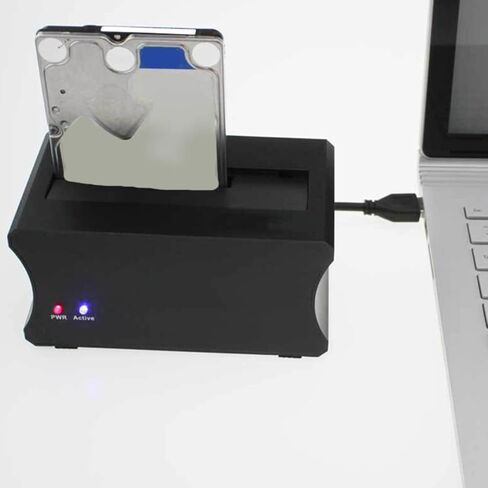 محطة إرساء محرك الأقراص الصلبة USB لعلبة SSD معدنية كاملة خارجية مع ضوء مؤشر متوافق مع قابس USB الأمريكي أداء مستقر عالي in Kuwait