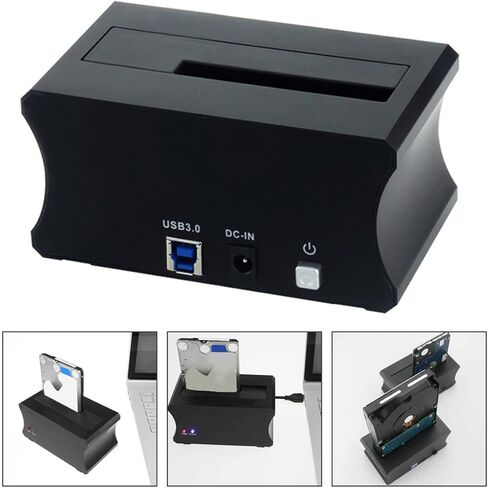 محطة إرساء محرك الأقراص الصلبة USB لعلبة SSD معدنية كاملة خارجية مع ضوء مؤشر متوافق مع قابس USB الأمريكي أداء مستقر عالي in Kuwait