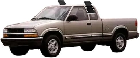 AUTOTEK Precut Windows Tint Film Rear Windshield Cars Sun Blocking Protection Privacy Anti Shatter Glass 2 Ply Computer Cut Any Tint Shade for Chevrolet S10 Extended 1994-2004 in Saudi Arabia