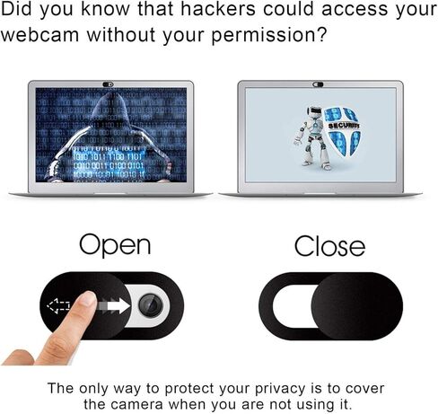 Privacy Camera Cover Security Blocker Compatible with Samsung Galaxy Note 20 Ultra/Note 10 Plus, Webcam Closure Black in Saudi Arabia