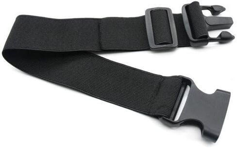 Black Portable Simple Fashionable Belt Extender for Fanny Pack Strap Extension Waist Bag Belts Belt Extender Luggage and Travel Gear (24×1.5 inch) in Saudi Arabia