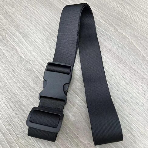 Black Portable Simple Fashionable Belt Extender for Fanny Pack Strap Extension Waist Bag Belts Belt Extender Luggage and Travel Gear (24×1.5 inch) in Saudi Arabia