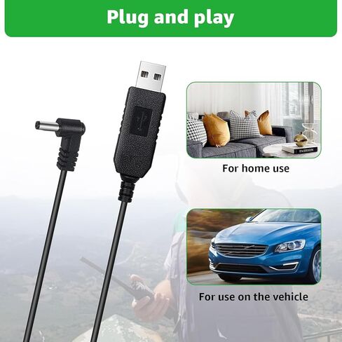 USB Charger Cable Compatible with Rugged Radios V3 R1 GMR2 GMR2-PLUS & RH5R - 3.3Ft Charging Cord for Handheld Radio & High Capacity Batteries in Saudi Arabia