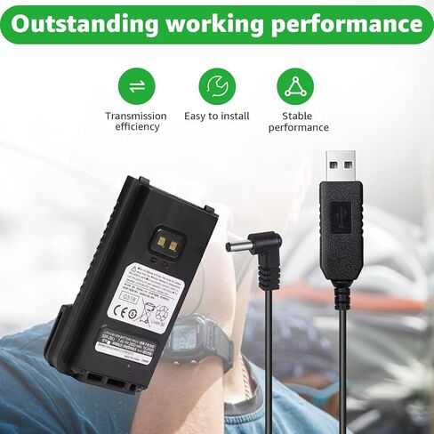 USB Charger Cable Compatible with Rugged Radios V3 R1 GMR2 GMR2-PLUS & RH5R - 3.3Ft Charging Cord for Handheld Radio & High Capacity Batteries in Saudi Arabia