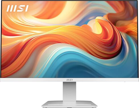 msi PRO MP273W E14A 27-inch IPS 1920 x 1080 (FHD) Gaming Office Monitor, 144Hz, Free-Synch, HDMI, DisplayPort, VGA Port, VESA Mountable, Tilt, Speaker, 4-Side Slim Bezel 1ms, White in Saudi Arabia