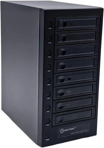 USB 4.0 (40 جيجابت في الثانية) Type-C 8 Bay 2.5 بوصة و3.5 بوصة SATA محرك أقراص ثابتة خارجي in Kuwait