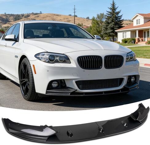 Front Bumper Lip Splitter Spoiler Compatible with BMW M5 F10M 2012-2016 Gloss Black 4pcs M Style Air Chin Body Kit Exterior Accessories in Saudi Arabia