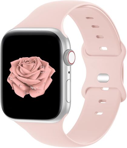 Bandiction متوافق مع Apple Watch Series 3 38mm Series 5 40mm iWatch Bands 38mm 40mm 41mm، حزام بديل رياضي من السيليكون الناعم متوافق مع iWatch SE 3 Series 11 10 9 8 7 6 5 4 3 2 1 Ultra 3 in Kuwait