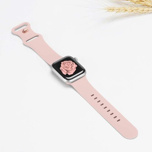 Bandiction متوافق مع Apple Watch Series 3 38mm Series 5 40mm iWatch Bands 38mm 40mm 41mm، حزام بديل رياضي من السيليكون الناعم متوافق مع iWatch SE 3 Series 11 10 9 8 7 6 5 4 3 2 1 Ultra 3 in Kuwait