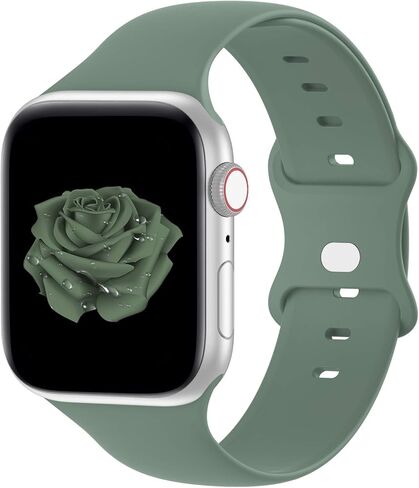 Bandiction متوافق مع Apple Watch Series 3 38mm Series 5 40mm iWatch Bands 38mm 40mm 41mm، حزام بديل رياضي من السيليكون الناعم متوافق مع iWatch SE 3 Series 11 10 9 8 7 6 5 4 3 2 1 Ultra 3 in Kuwait