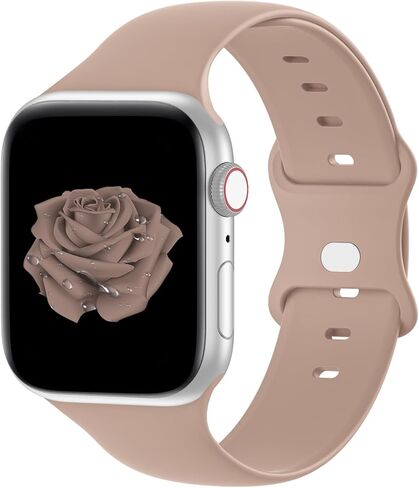 Bandiction متوافق مع Apple Watch Series 3 38mm Series 5 40mm iWatch Bands 38mm 40mm 41mm، حزام بديل رياضي من السيليكون الناعم متوافق مع iWatch SE 3 Series 11 10 9 8 7 6 5 4 3 2 1 Ultra 3 in Kuwait