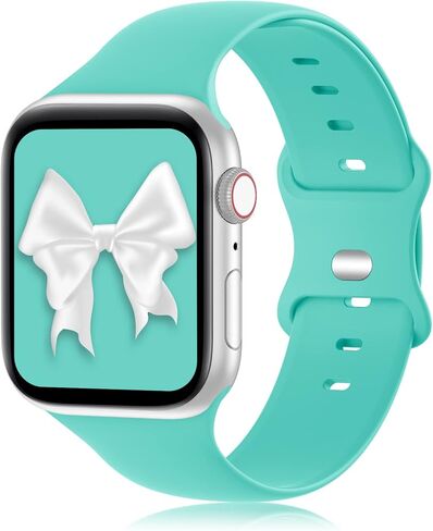 Bandiction متوافق مع Apple Watch Series 3 38mm Series 5 40mm iWatch Bands 38mm 40mm 41mm، حزام بديل رياضي من السيليكون الناعم متوافق مع iWatch SE 3 Series 11 10 9 8 7 6 5 4 3 2 1 Ultra 3 in Kuwait