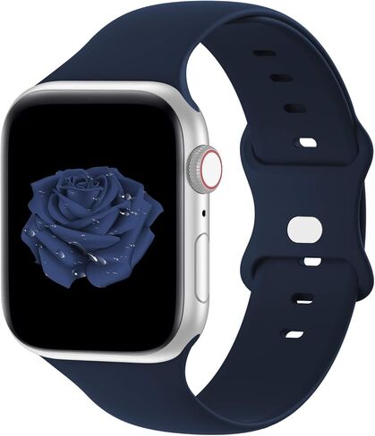 Bandiction متوافق مع Apple Watch Series 3 38mm Series 5 40mm iWatch Bands 38mm 40mm 41mm، حزام بديل رياضي من السيليكون الناعم متوافق مع iWatch SE 3 Series 11 10 9 8 7 6 5 4 3 2 1 Ultra 3 in Kuwait