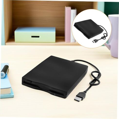 محرك الأقراص المرنة الخارجية Sewroro USB المحمول، محرك الأقراص المرنة USB لنقل البيانات بسرعة عالية للكمبيوتر المحمول متوافق مع تقنية Windows المضادة للصدمات وتقليل الضوضاء in Kuwait