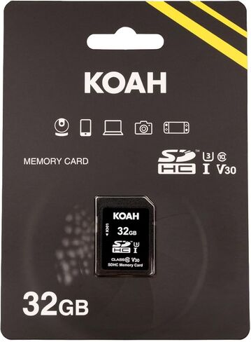 Koah Ultimate 32GB SDHC Memory Card Class10 U3 V30 UHS-I (10-Pack) Bundle with Card Reader (11 Items) in Saudi Arabia